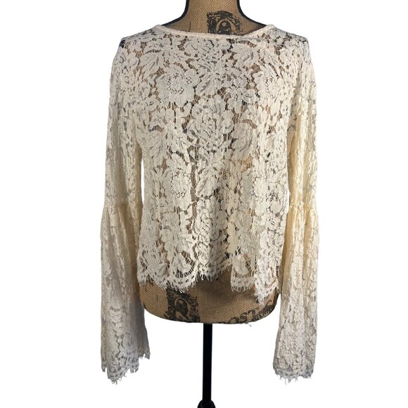 Taylor & Sage Tops - Women's XL Top Taylor & Sage Romantic Lace Boho Chic Fairy Flair Sleeve